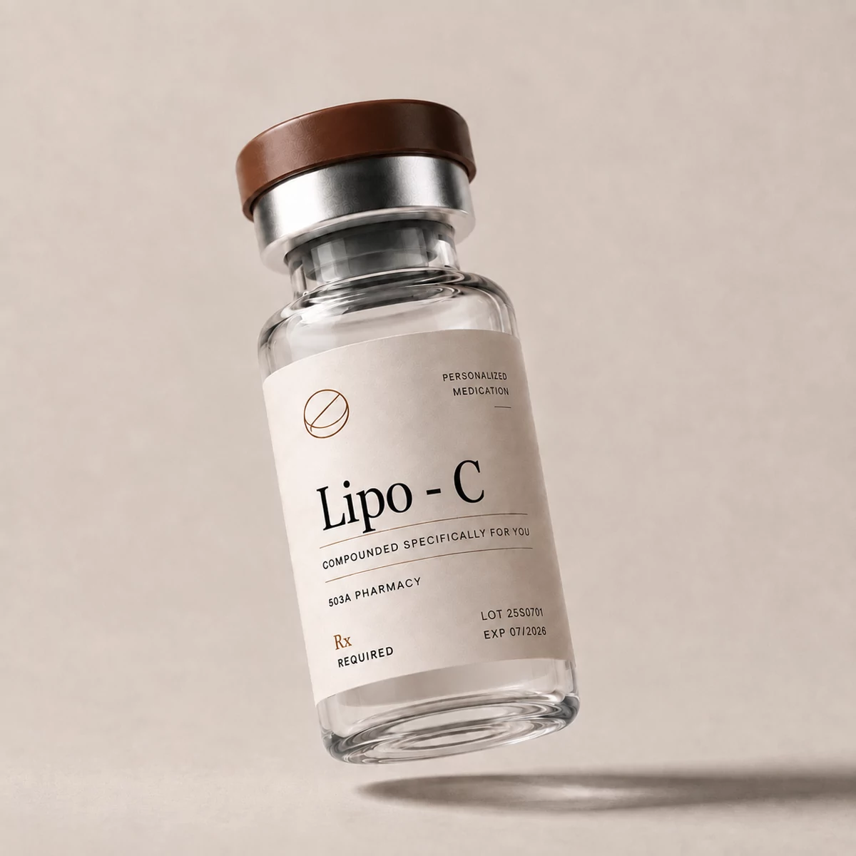 Lipo C vial, compounded prescription injection