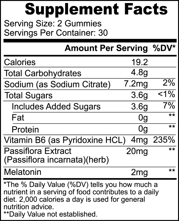 Supplement facts
