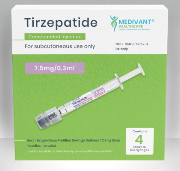 REFILL Tirzepatide injection 7.5 mg