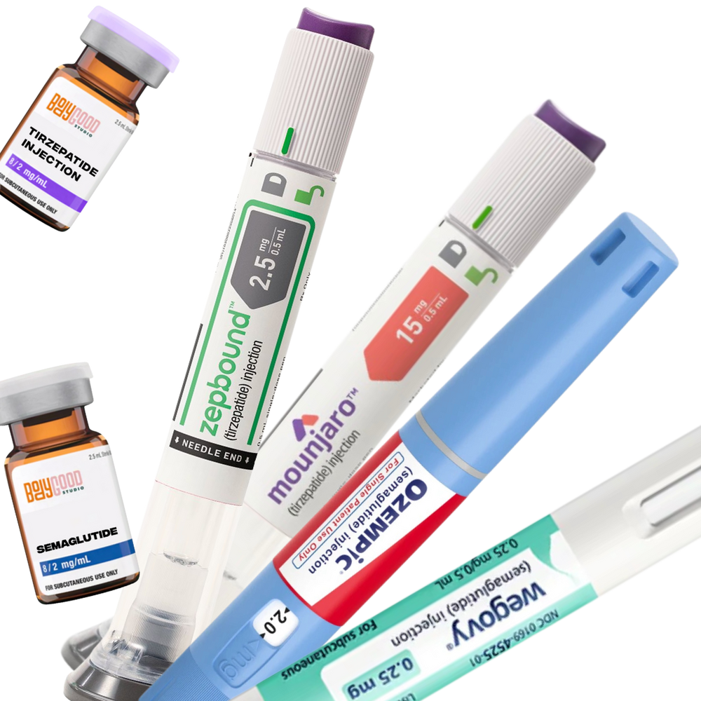 Zepbound, Tirzepatide, Mounjaro, GLP-1 medications, Body Good Studio